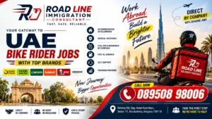 Roadline Immigration Consultant in Kurukshetra Hiring for Delivery Riders in UAE