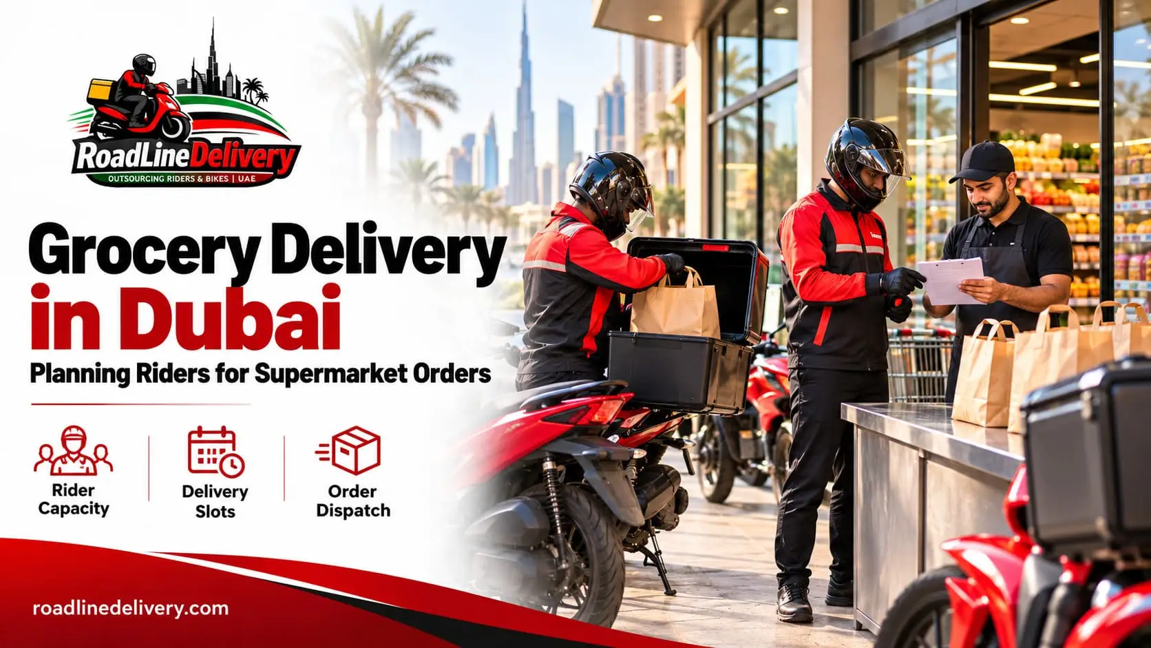 Grocery Delivery in Dubai: Rider Planning for Supermarkets